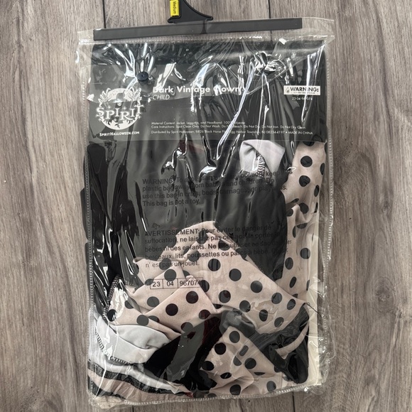 Spirit Black and White Circus Costume‎ for Kids - Picture 5 of 12